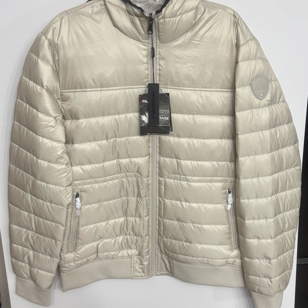 Pajar Canada Maxwell Reversible Puffer Jacket Mens Large Camo Lightweight New